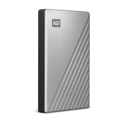 Image de WD (Western Digital) Disque dur externe My Passport Ultra for Mac Disque dur externe 5 To Argent, Couleur:Argent