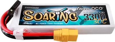 Image de Gens Ace G-Tech Soaring 3300Mah 11.1V 30C 3S1P Lipo Battery With Xt90 Plug Connector