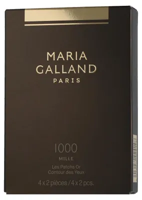 Imagen del producto de Maria Galland Mille 1000: Parches dorados para el contorno de los ojos (4 x 2 unidades)