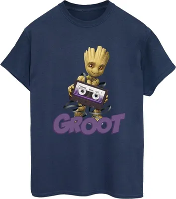 Produktbild von Guardians Of The Galaxy - T-Shirt für Damen BI25460 (M) (Marineblau)