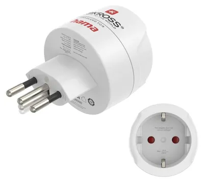 Obrázek produktu pro Hama 00223487, Univerzální, Typ F, Přímý, Přímý, Type J (CH), Type L (IT), Typ N (BR), 100 - 250 V