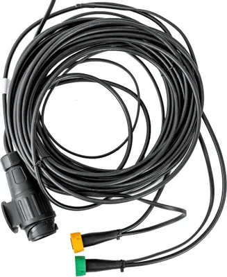 Produktbild von MANTES Anhänger Kabelbaum 7 m 13-polig Stecker 2x 5-Pin Bajonett Rückleuchten Anschluss Abzweig 2x 5 m für Begrenzungsleuchten 0,5 mm2 12 V Anhänger
