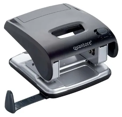 Image de Perforatrice Luxe 2 trous Noir