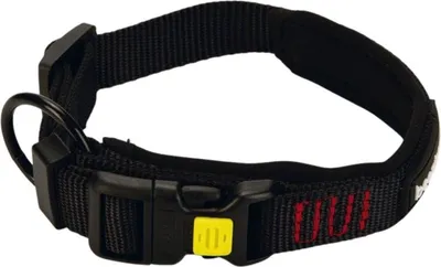 Produktbild von Beeztees Parinca Premium - Hundehalsband - Nylon - schwarz - 30-35 cm x