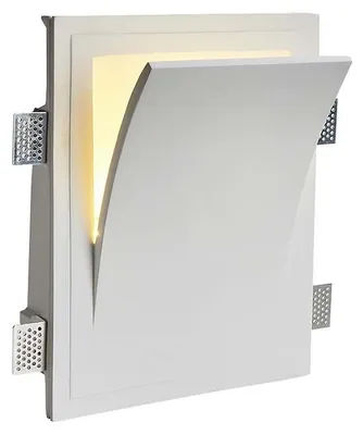 Produktbild von Wandeinbauleuchte VT-11004, Wandlampe, Weiß, Gips, L 31,5 cm