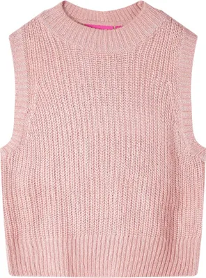 Produktbild von Cloris Designermöbel Kinder-Pulloverweste Gestrickt Hellrosa 104 2024 Neu