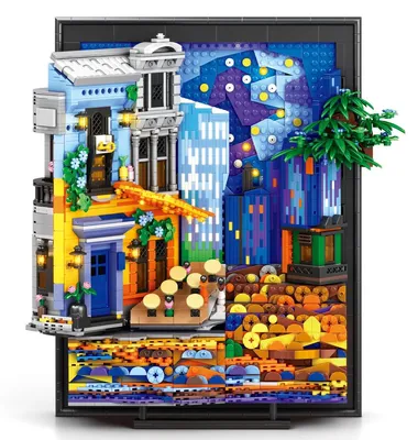 Produktbild von Sternennacht-Cafe Klemmbaustein Set 2678 Teile