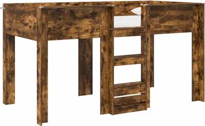 Obrázok produktu pre vidaXL Poschodová posteľ pre deti Údený dub 80 x 200 cm