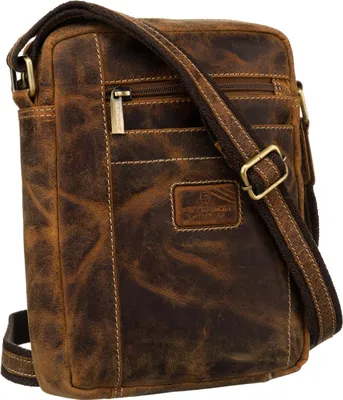 Productafbeelding van PTN 8022-TMH-5924: Bruin leren tas