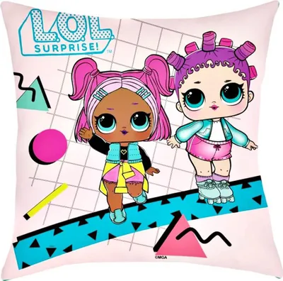 Immagine prodotto di Halantex LOL cuscino per bambini 40x40 bambole 3663 L.O.L. rosa