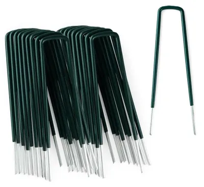 Immagine prodotto di Omgoods - Picchetti per tende in PVC ad alta resistenza, con rivestimento protettivo