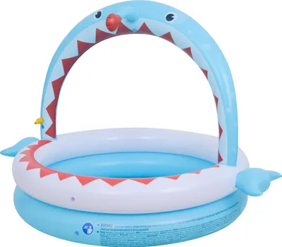 Produktbild von SunClub Planschbecken Laternenfisch 163 x 124 x 115 cm mit Wassersprüher und Gartenschlauchanschluss