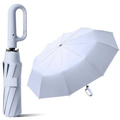 Imagen del producto de Paraguas plegable automático, compacto, con protección contra el viento y las tormentas