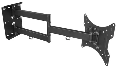 Produktbild von Universal TV Wandhalterung - schwenkbare neigbare Halterung für 16-55 Zoll Fernseher bis zu 45 kg - VESA 100 VESA 200 - schwarz Modell: L22BK