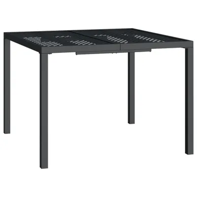 Immagine prodotto di vidaXL Tavolo da giardino antracite 100x100x72 cm in acciaio