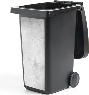 Produktbild von MuchoWow® Mülltonnenaufkleber Marmor - Textur - Grau - Marmoroptik 38x80 cm - Behälteraufkleber - Mülleimer-Aufkleber - Container-Aufkleber