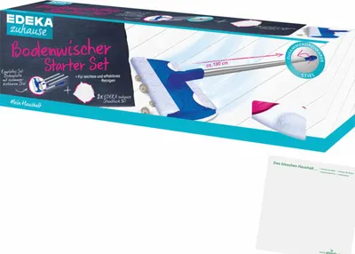Produktbild von Edeka Staubwischer Starter Set (1 Wischer + 2 Staubtücher) + usy Block