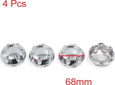 Produktbild von 4 Stück Nabendeckel 68mm Universal Radnabenkappen Felgenkappen