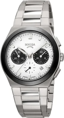 Image de Boccia 3736-01 Montre homme chronographe titane verre saphir