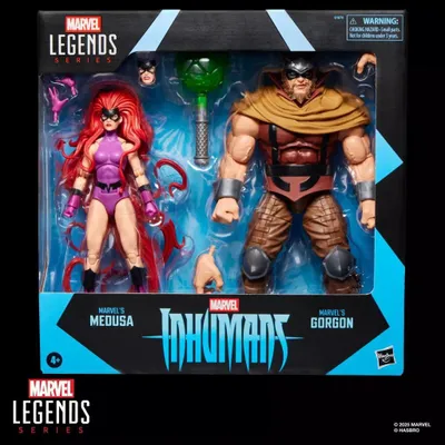 Produktbild von Marvel Legends Series Inhumans Medusa & Gorgon, 4 Jahr(e), Mehrfarbig