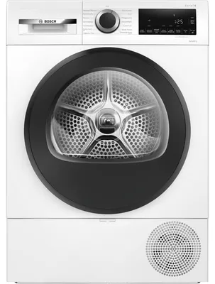 Produktbild von Bosch WQG233DF1, Freistehend, Frontlader, Wärmepumpe, Weiß, Drehregler, Rechts