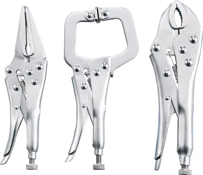 Produktbild von PARKSIDE® Grippzangen Set, 3-teilig, aus hochwertigem Kohlenstoffstahl