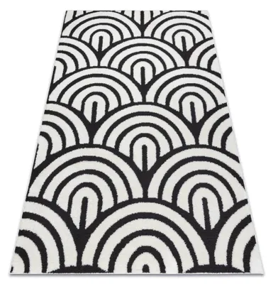 Obrázok produktu pre Moderný koberec MODE 8629 mušle krémová / čierna Černá 200x290 cm