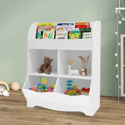 Image de Bibliothèque pour enfants avec compartiments de rangement