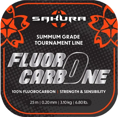 Obrázek produktu pro Sakura Tournament Fluorocarbon 25 m, průhledný, 0,400 mm, průhledný, 0,400 mm