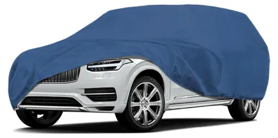 Productafbeelding van CarPassion Premium Autohoes - Beschermhoes - Waterdicht & Vorstbestendig - SUV/VAN - Maat L -  Blauw - 410 x 460 cm
