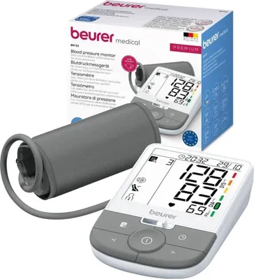 Produktbild von Beurer BM 53: Oberarm-Blutdruckmessgerät mit AFib-Erkennung für präzise Messunge