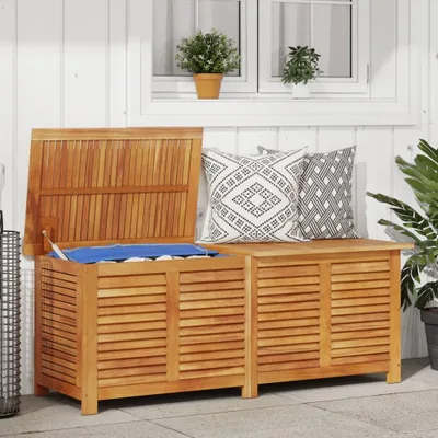 Obrázek produktu pro Zahradní úložný box s lamelami masivní akácie 150 x 50 x 56 cm