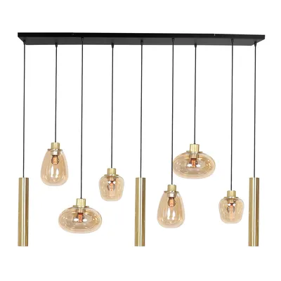 Immagine prodotto di Steinhauer - lampada a sospensione - Reflexion - ottone - vetro metallo - lampada di design - E27_GU10 - 3797ME
