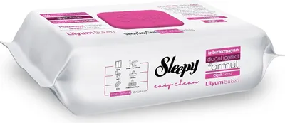 Produktbild von Sleepy Easy Clean Oberflächenreinigungstuch Putztücher 6er Pack  /600 Blatt Lilie / Lilyum Buketi