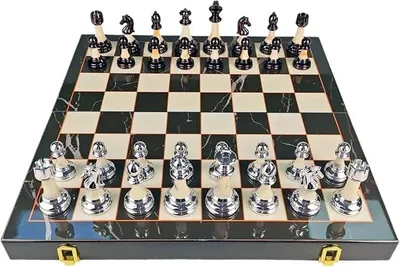 Imagen del producto de Juego de ajedrez plegable de madera, ideal para competiciones, juego de tablero de ajedrez para adultos