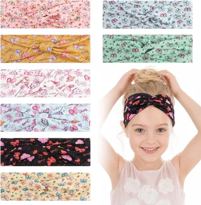 Immagine prodotto di Elastici per capelli per bambine, 8 pezzi, colorati, ideali per l'uso quotidiano