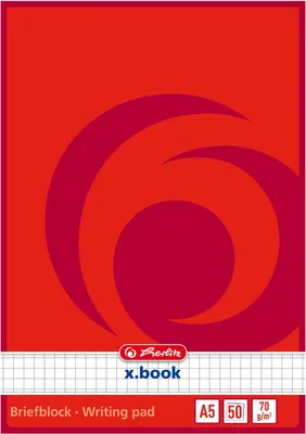 Obrázok produktu pre Herlitz Briefblock A5 70g/m  50 Bl. kariert kopfgeleimt