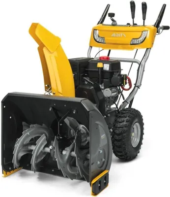 Productafbeelding van Sneeuwschuiver Bistadium - Sneeuwfrees Sneeuwblazer - Sneeuw Ruimen - Easy-Turn Technologie - 62 cm - Grijs