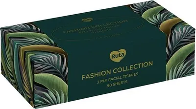 Obrázok produktu pre Kozmetické obrúsky "Fashion Collection", 3-vrstvové, 90 ks, RUTA C1012