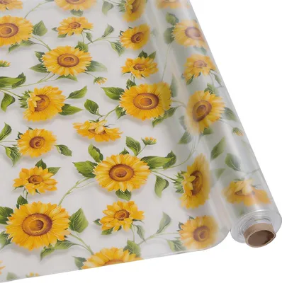 Produktbild von Wachstuch Tischdecke – langlebige und vielseitige Tischdecke Outdoor – Sonnenblumen