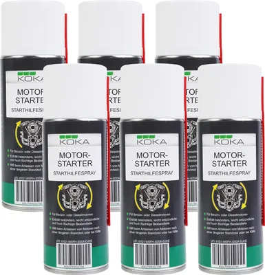 Imagen del producto de 6 x Spray para motor de arranque, 400 ml