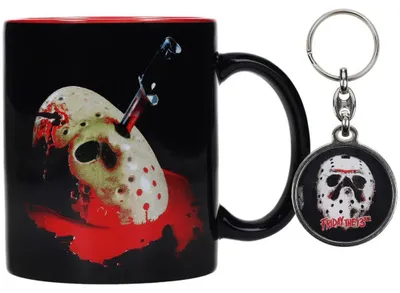Productafbeelding van Vrijdag de 13e: Jason Voorhees mok en sleutelhanger set
