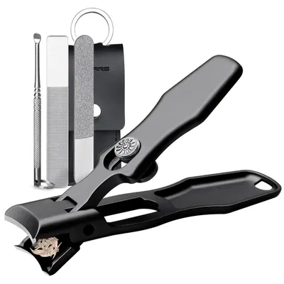 Obrázek produktu pro Klip na nehty pro muže, velký klip na nehty pro seniory, pro silné nehty, ergonomický design, dlouhá rukojeť, široká čelist, ultraostré