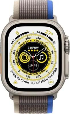 Produktbild von Apple Watch Ultra, OLED, Touchscreen, 32 GB, WLAN, GPS, 61,3 g