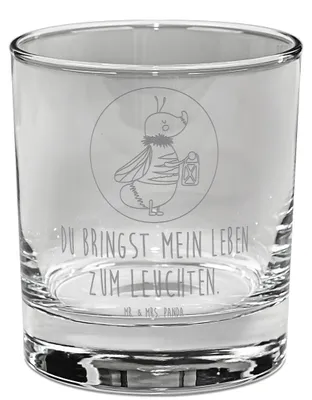 Produktbild von Mr. & Mrs. Panda Tumbler Glühwürmchen - Transparent - Geschenk, Verlobung, Whisky, Rocks Glas, Lustige Sprüche, Liebe, Lieblingsmensch, Liebesspruch, Leuchten, Whiskey