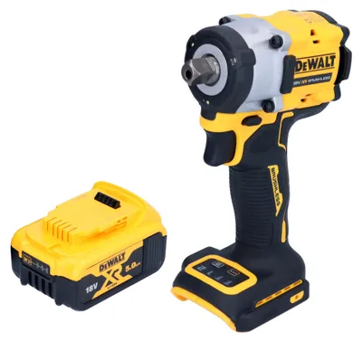 Image de DeWalt DCF 922 N Clé à choc sans fil 18 V 406 Nm 1/2'' Brushless + 1x batterie 5,0 Ah - sans chargeur
