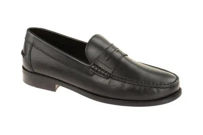 Produktbild von Geox NEW DAMON Herrenschuhe - elegante Slipper - Halbschuhe schwarz Elegant