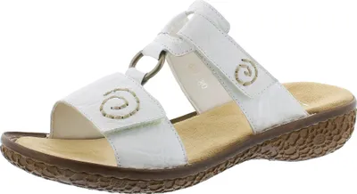 Produktbild von Rieker Damen Schuhe Pantolette Clog V69N2, Größe:36 EU, Farbe:Weiß