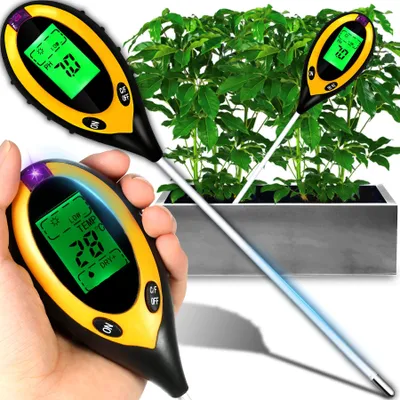 Immagine prodotto di Misuratore di umidità misuratore di piante misuratore di PH misuratore di umidità misuratore di terreno agricolo tester di terreno giardino prato temperatura tester di valore fattoria