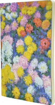 Produktbild von Paperblanks Monet Chrysantemus A4-Notizbuch, 80 Seiten, liniert